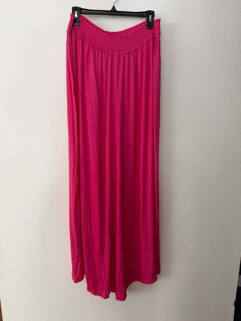 Zara Smocked Waist Wide Leg Pants